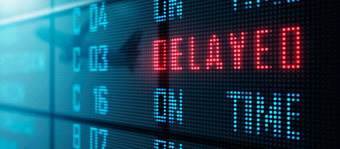 LED Display - Airport flight status board (Photo and 3D Rendering)